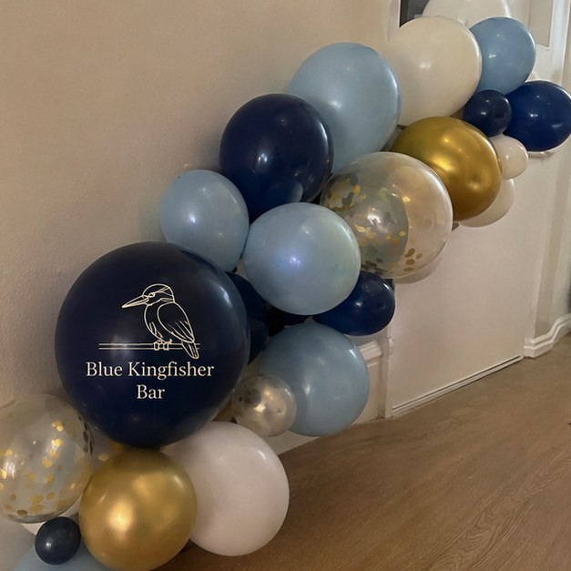 Balloons with logo — customer photo