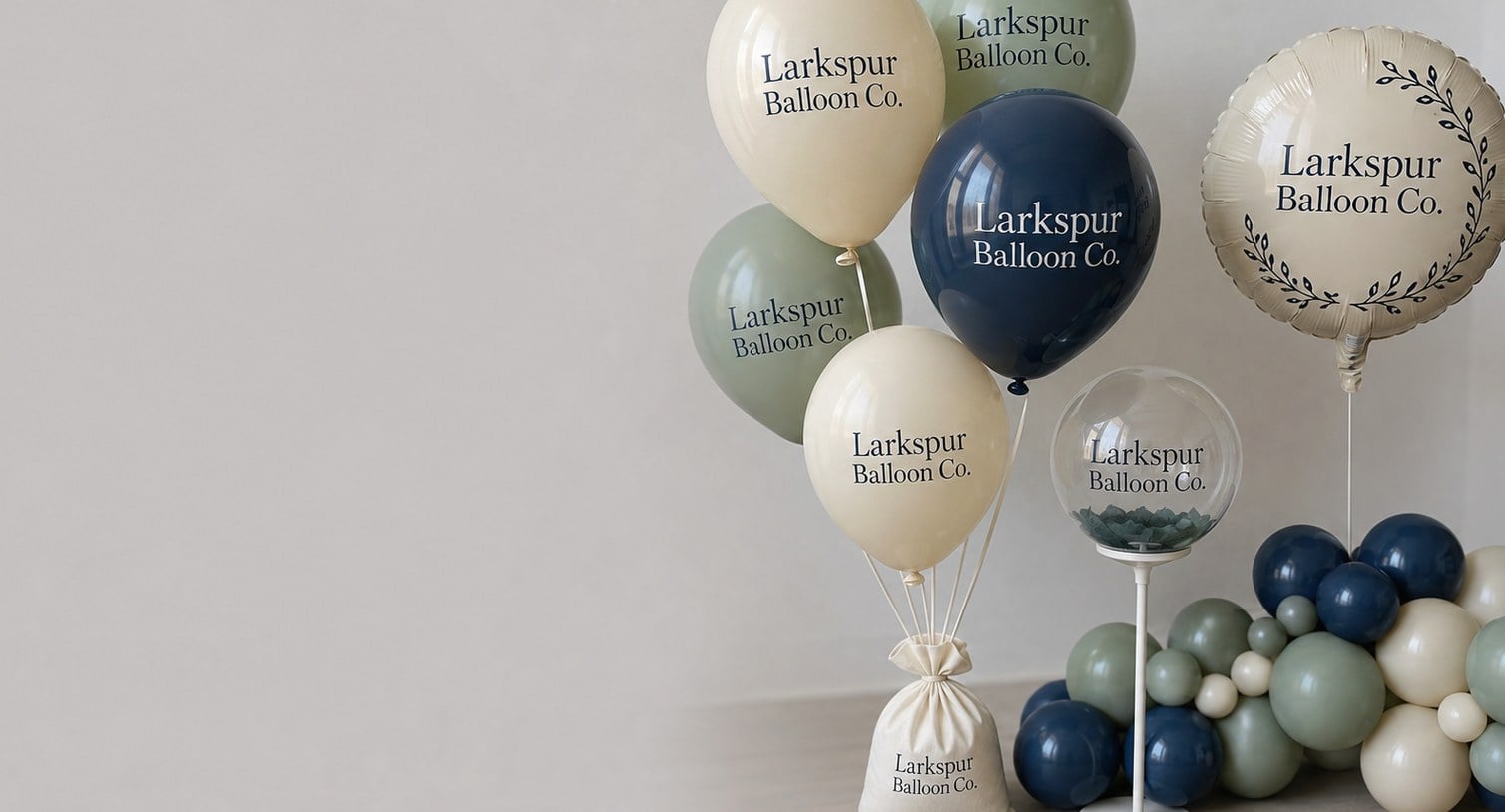 Custom printed balloons with logo