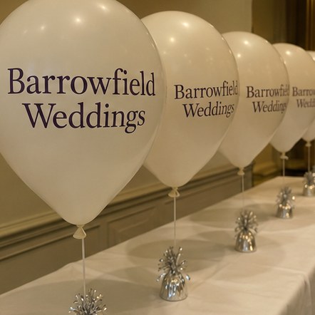 Customized balloons for weddings and private events