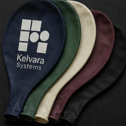 Promotional custom balloons with company logo